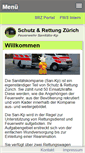 Mobile Screenshot of feuerwehrsanitaet.ch